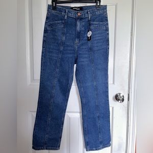 NWT Express Straight super high-rise jeans